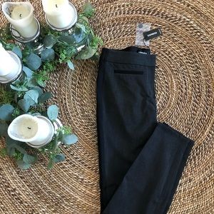 Gray tuxedo leggings